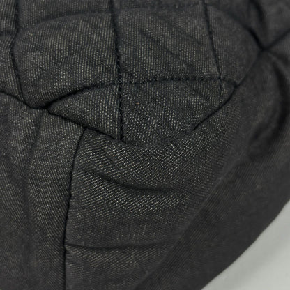 Chanel Shoulder Bag Coco Cocoon Canvas Dark Gray — view 3