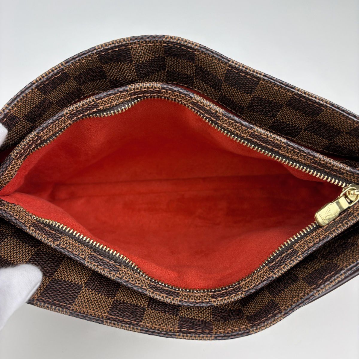 Louis Vuitton Aubagne Shoulder Bag Damier Brown — view 7