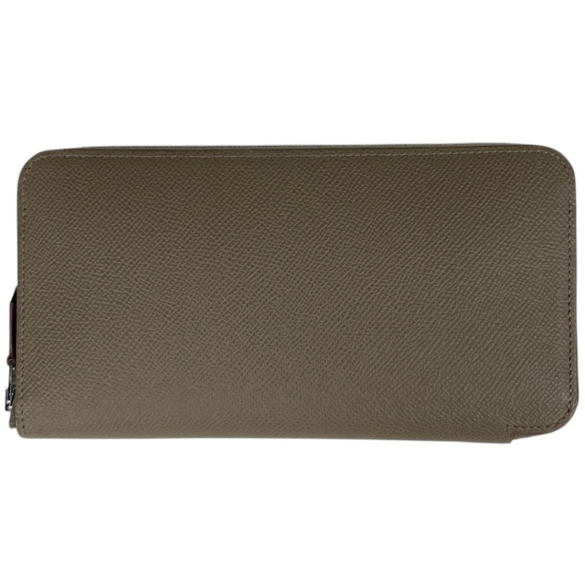 Hermes Azap Long Silk in Wallet Veau Etoupe
