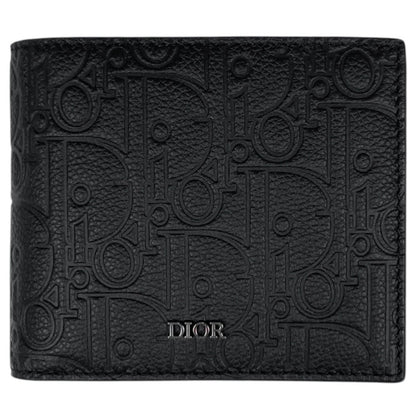 Dior Wallet Bifold Gravity Leather Black