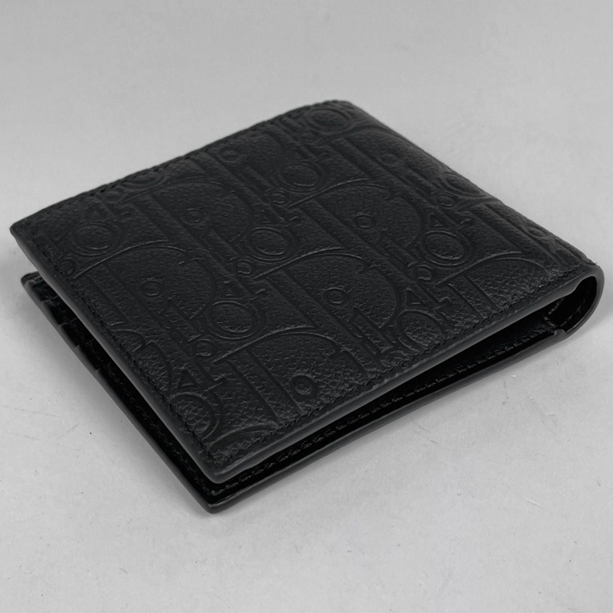 Dior Wallet Bifold Gravity Leather Black — view 2