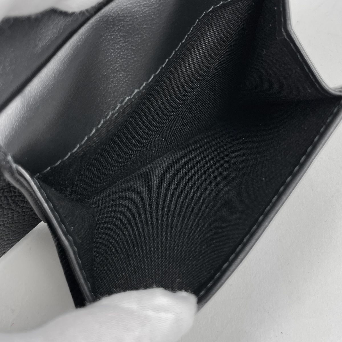 Dior Wallet Bifold Gravity Leather Black — view 6