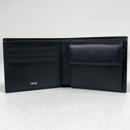 Dior Wallet Bifold Gravity Leather Black — view 7