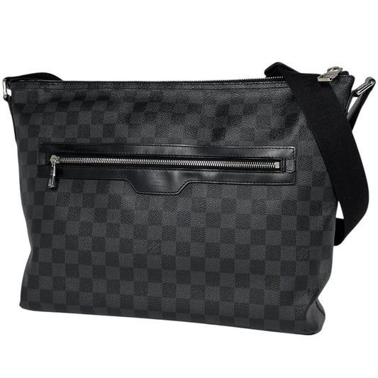 Louis Vuitton Mick MM Shoulder Bag Crossbody Damier Graphite Black