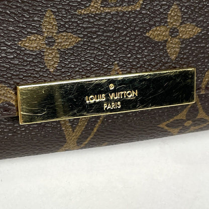 Louis Vuitton Favorite PM Shoulder Bag Pouch Monogram Brown — view 4