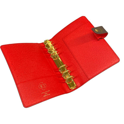 Louis Vuitton Notebook Vivienne Agenda Cover MM Monogram Candy Red Leather — view 3