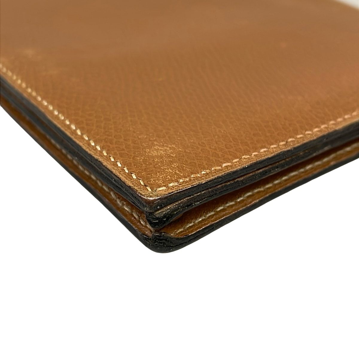 Hermes Billfold Gold Vintage Wallet — view 5