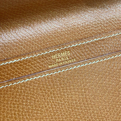 Hermes Billfold Gold Vintage Wallet — view 4