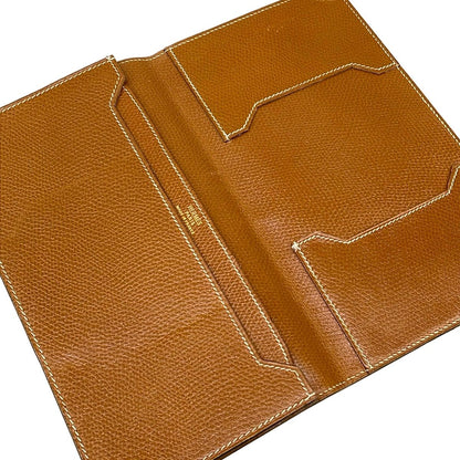 Hermes Billfold Gold Vintage Wallet — view 3