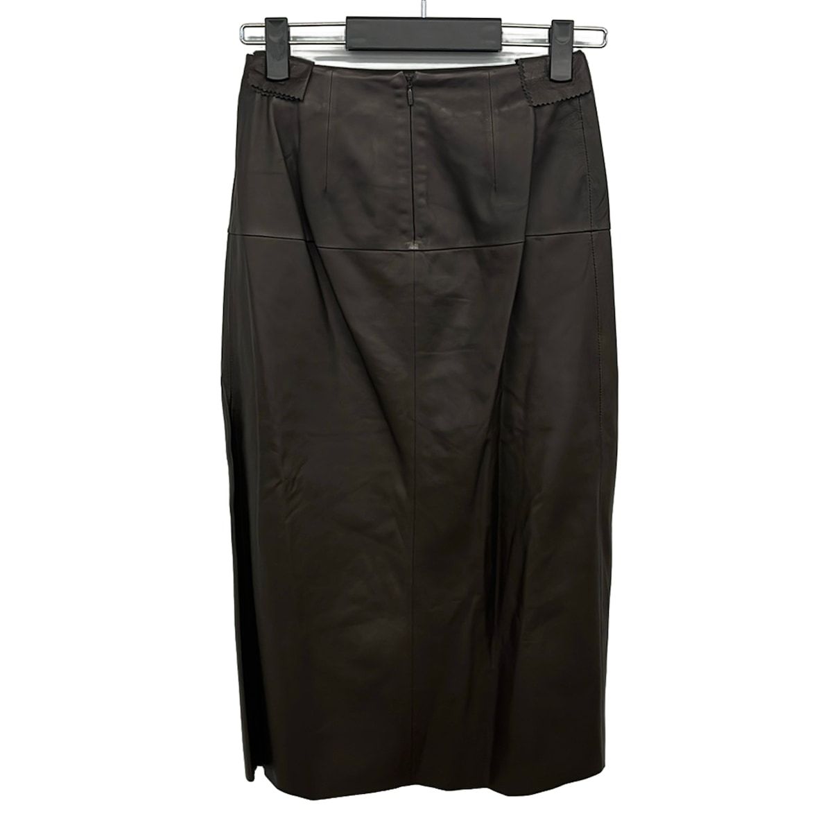 Loewe Long Skirt 36 S Dark Brown Leather — view 2