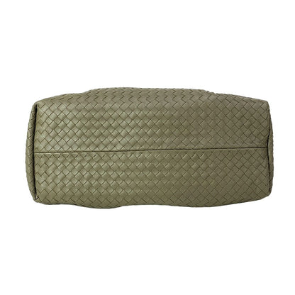 Bottega Veneta Tote Bag Large Pinacoteca Khaki Plaid Reversible Leather — view 5