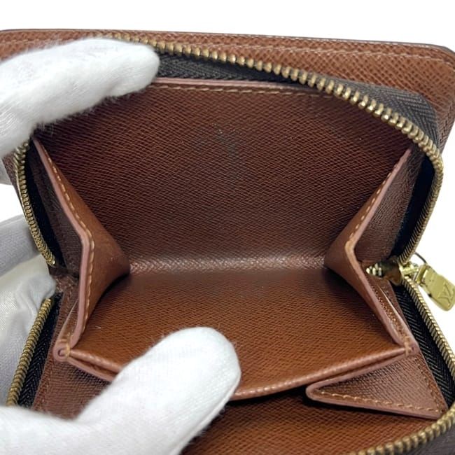 Louis Vuitton Bi Foldwallet L Letter Zipper Compact Zip Monogram Canvas Brown — view 6