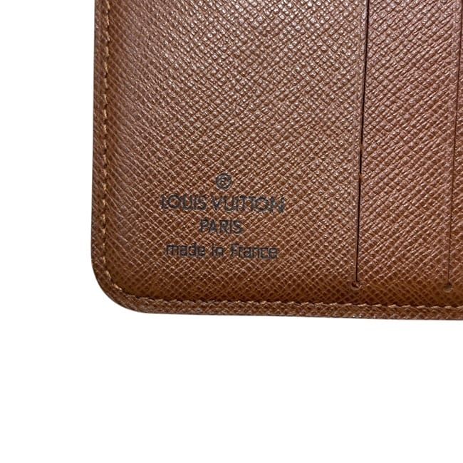 Louis Vuitton Bi Foldwallet L Letter Zipper Compact Zip Monogram Canvas Brown — view 4
