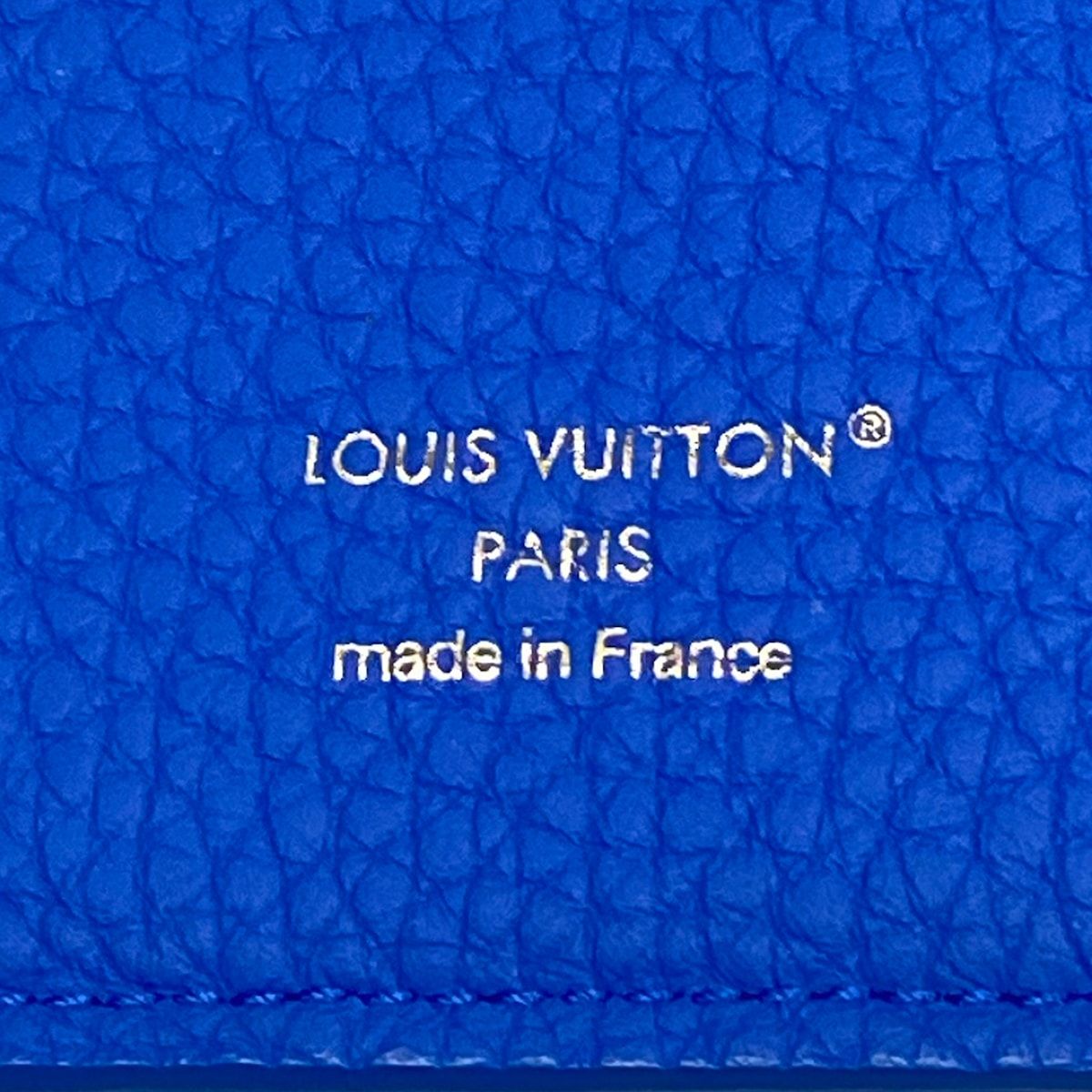 Louis Vuitton Book Cover Taurillon Monogram Notebook MM Emily Blue Leather — view 4