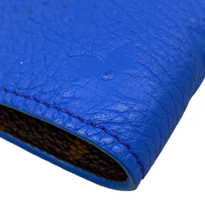 Louis Vuitton Book Cover Taurillon Monogram Notebook MM Emily Blue Leather — view 5