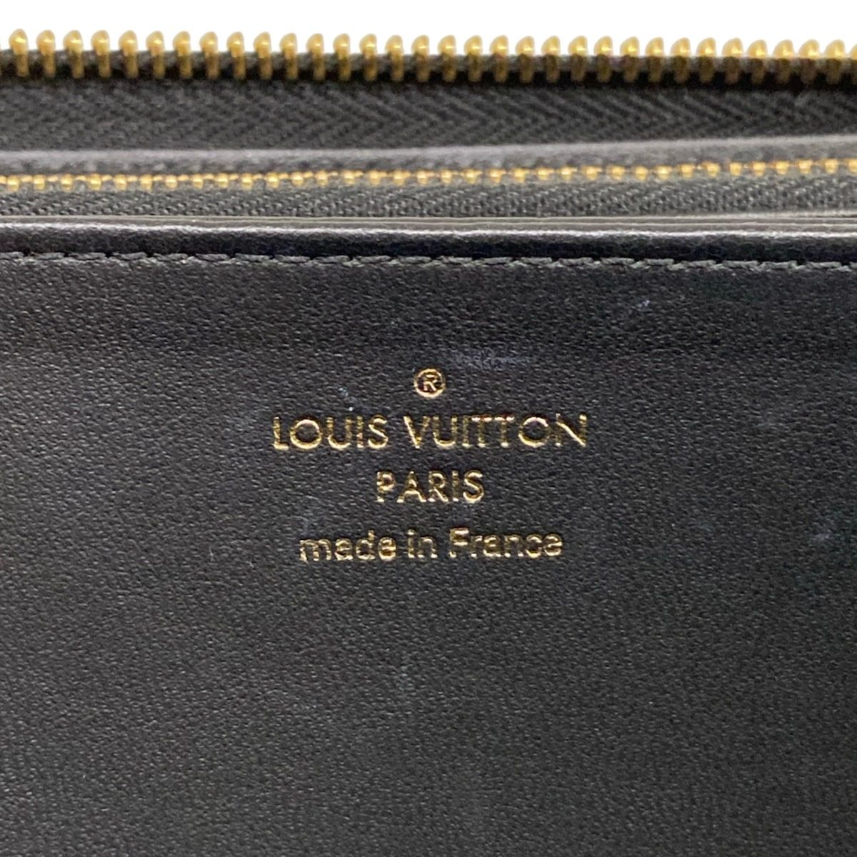 Louis Vuitton Wallet Cousin Zippy Noir Leather — view 5