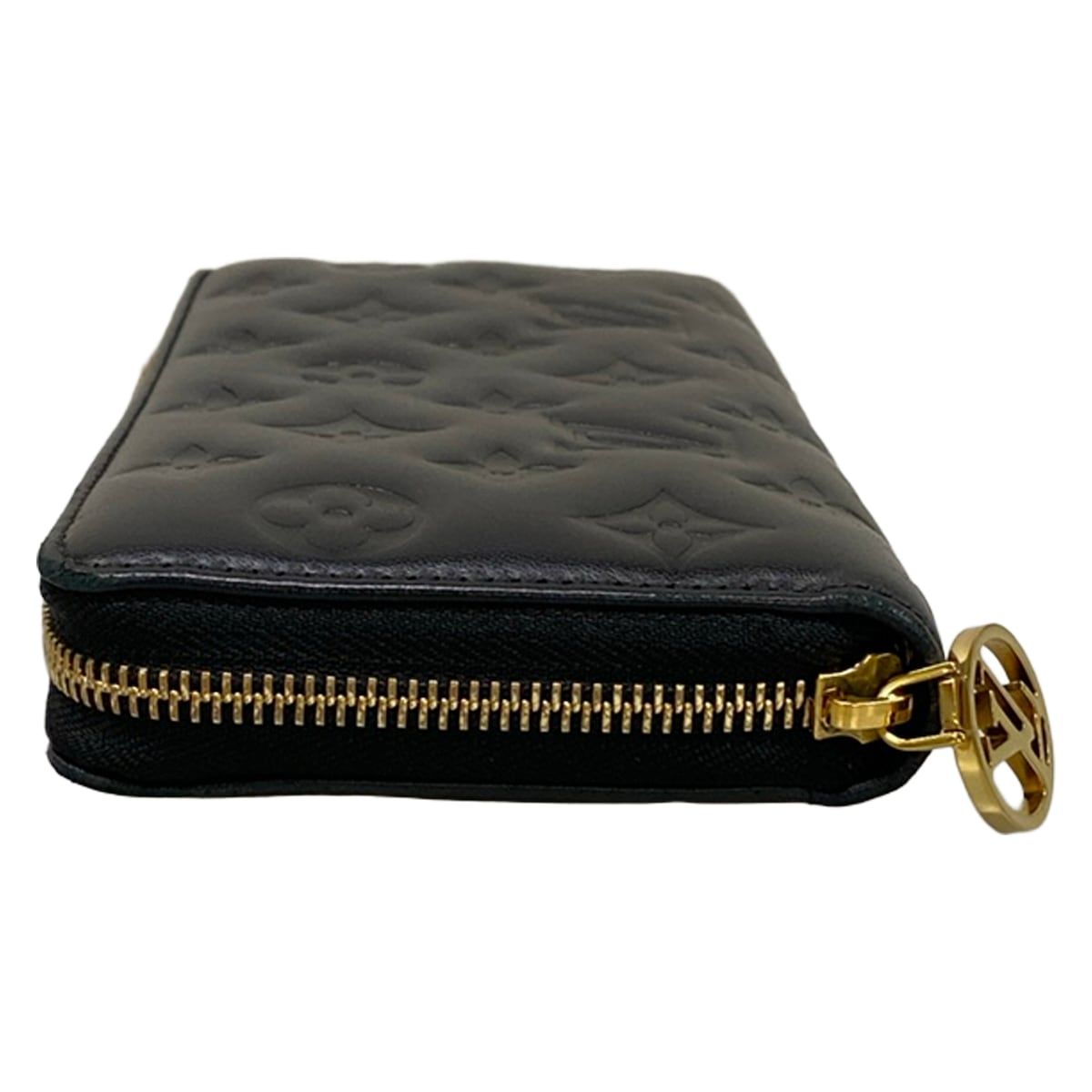 Louis Vuitton Wallet Cousin Zippy Noir Leather — view 8