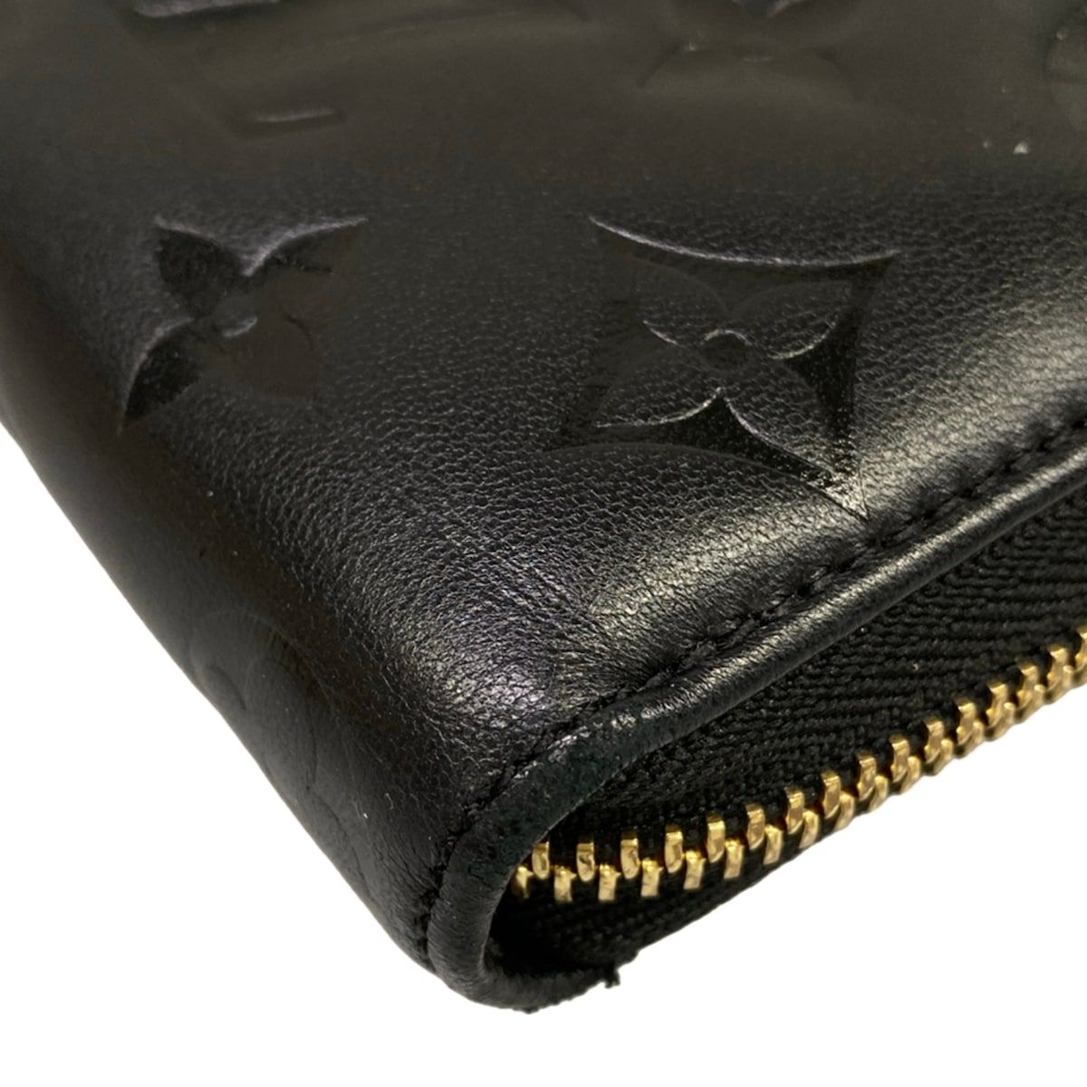 Louis Vuitton Wallet Cousin Zippy Noir Leather — view 7