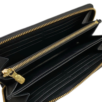 Louis Vuitton Wallet Cousin Zippy Noir Leather — view 3