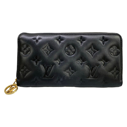 Louis Vuitton Wallet Cousin Zippy Noir Leather