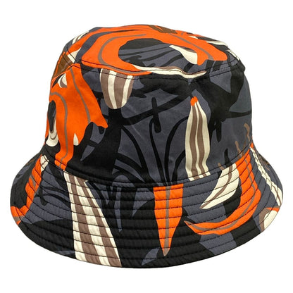 Chanel Hat Black Dark Gray Multi Reversible Cotton — view 7