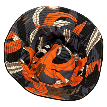 Chanel Hat Black Dark Gray Multi Reversible Cotton — view 4