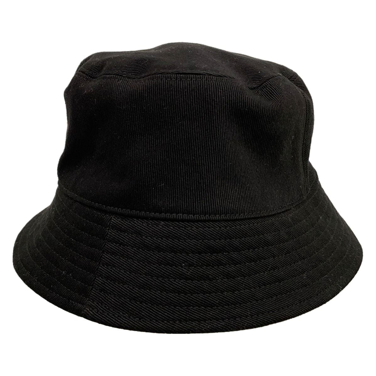 Chanel Hat Black Dark Gray Multi Reversible Cotton — view 2