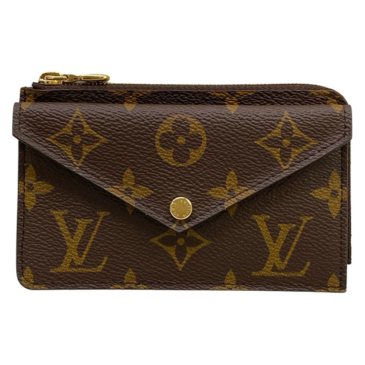 Louis Vuitton Coin Case Monogram Card Holder Rectoverso