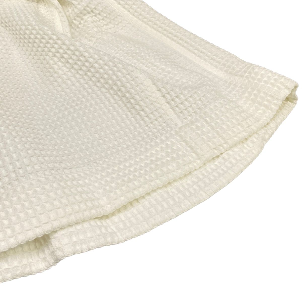 Chanel Long Skirt 34 S White Waffle Cotton — view 6