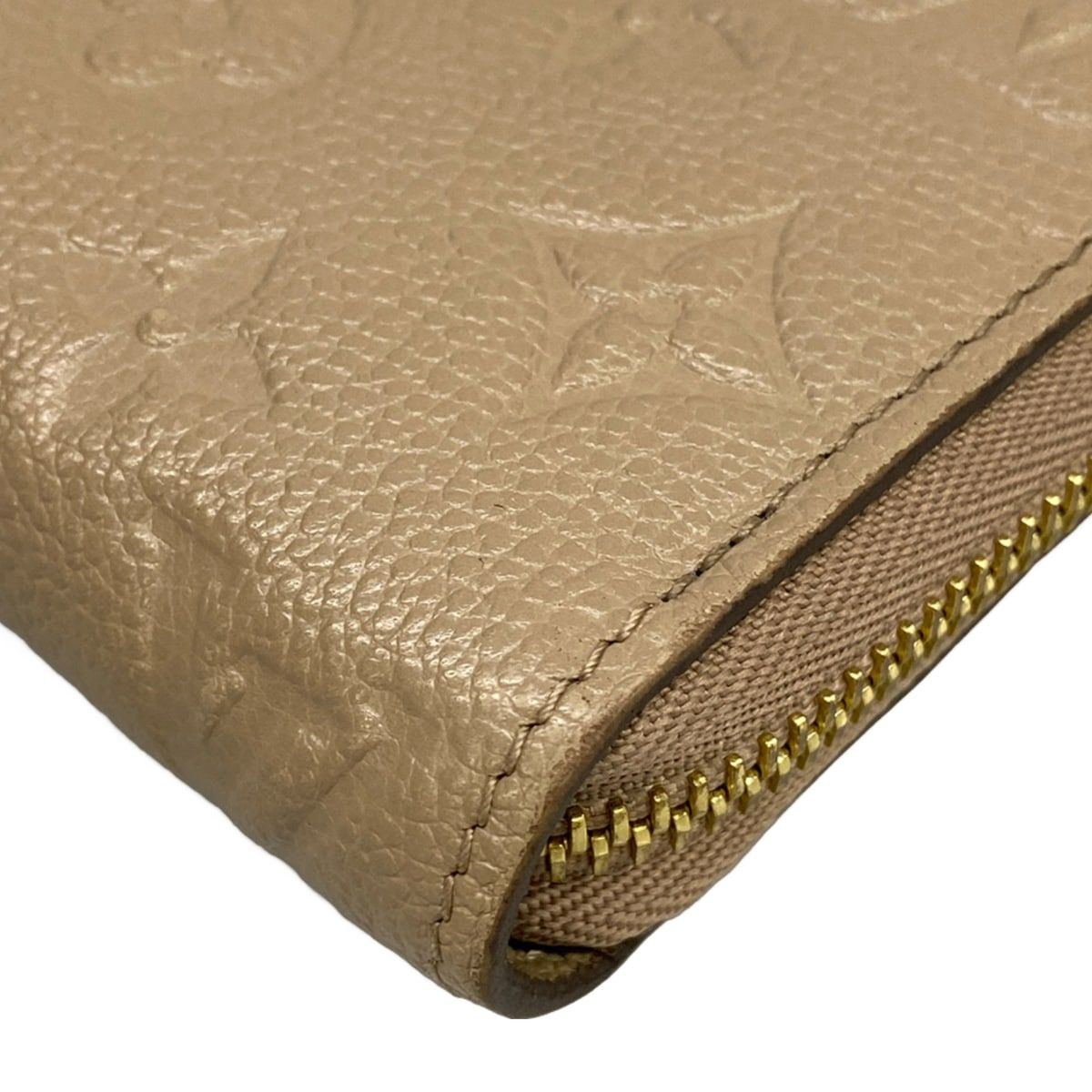 Louis Vuitton Wallet Monogram Empreinte Zippy Tourterelle Leather Cowhide — view 6