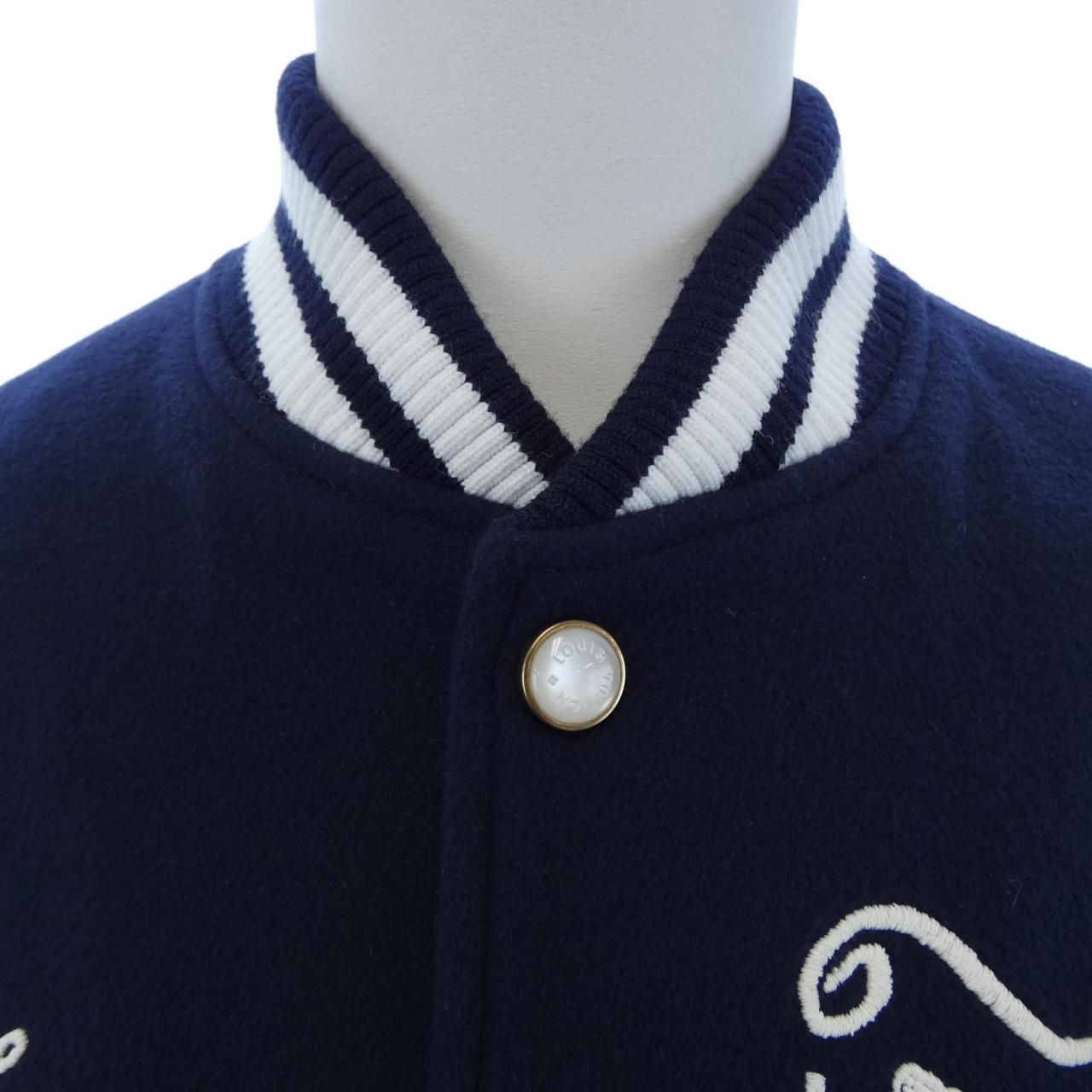 Louis Vuitton Calfskin Varsityjacket Varsity Jacket — view 5