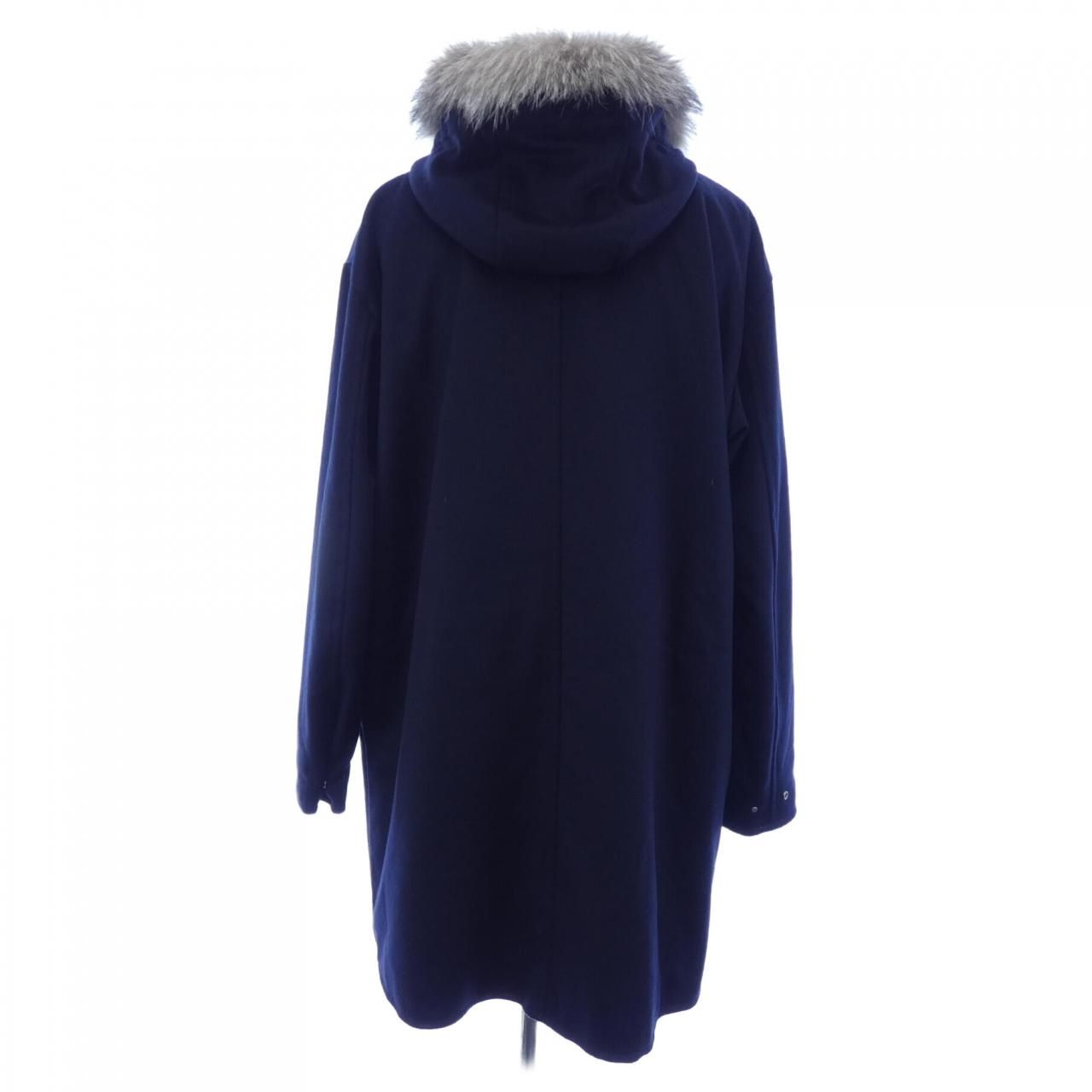Hermes Coat Navy — view 2