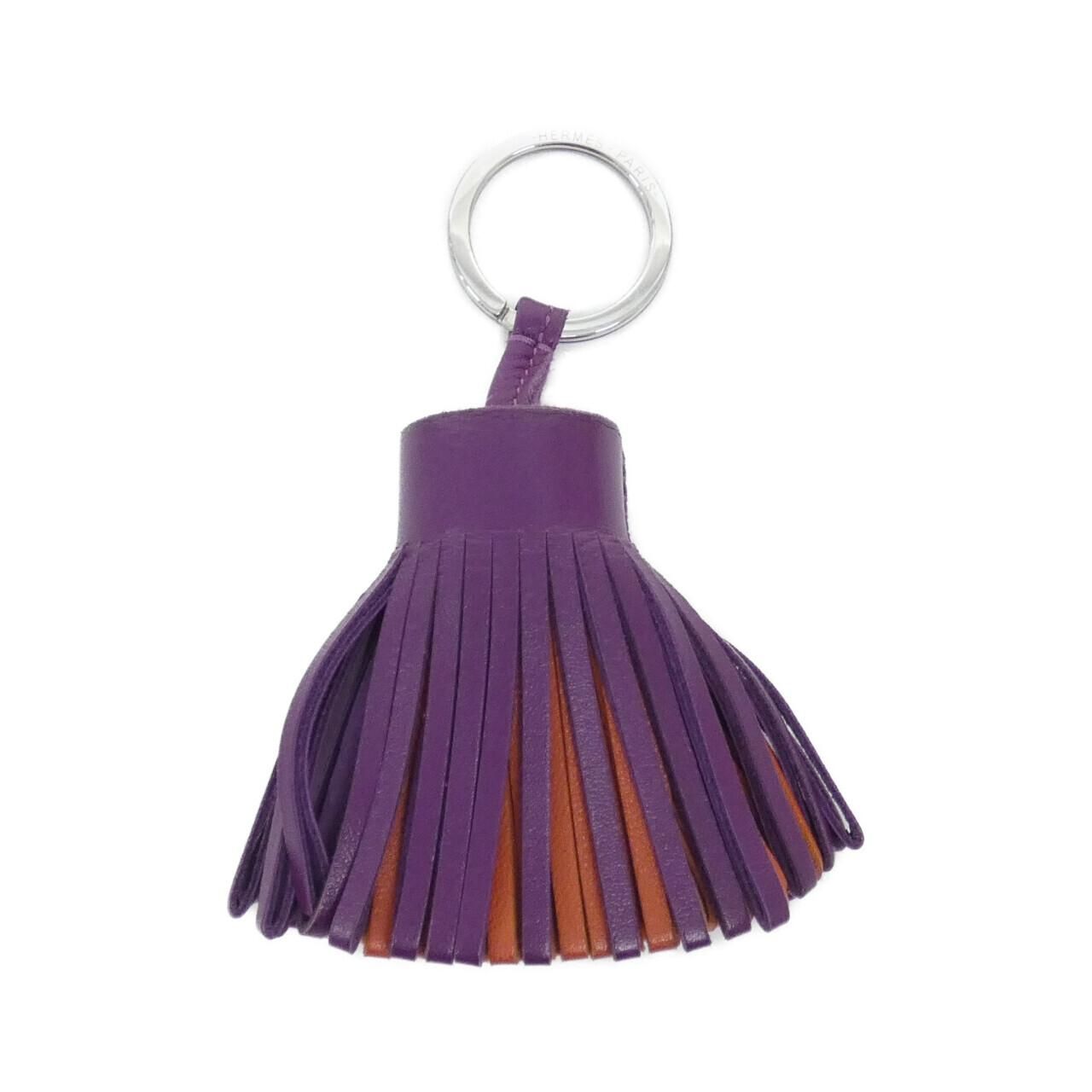 Hermes Carmen Tricolor Key Ring Key Holder