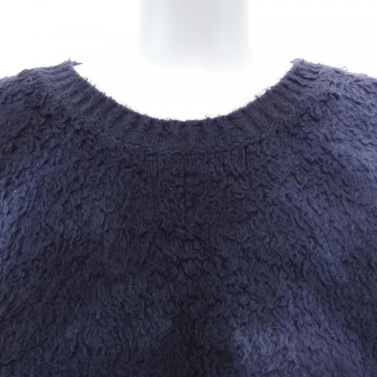 Celine Knit Sweater Navy — view 5