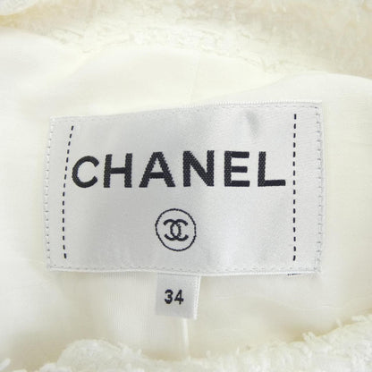 Chanel Collarless Jacket White — view 5