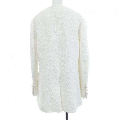 Chanel Collarless Jacket White — view 2