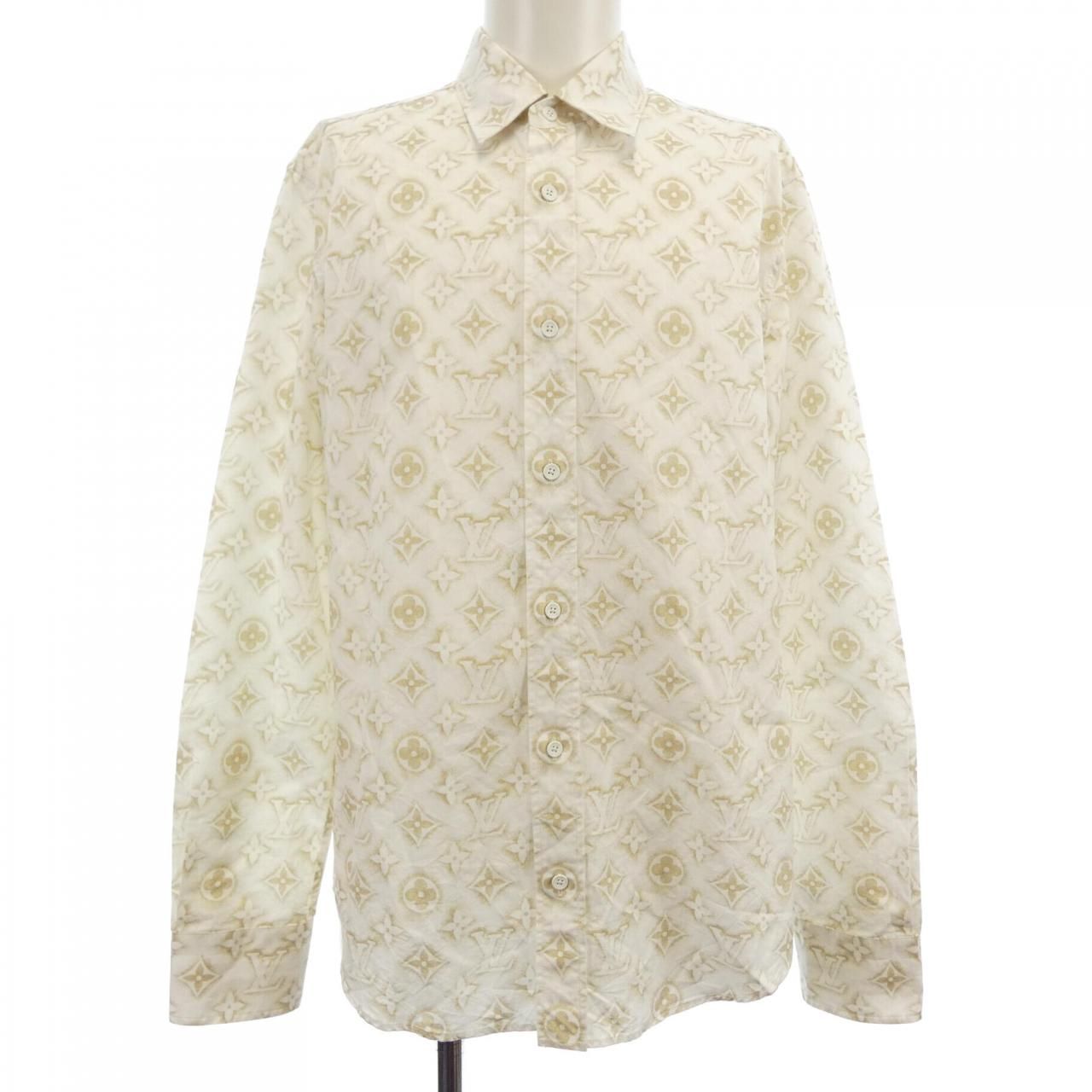 Louis Vuitton Monogram Long Sleeve Cotton Shirt