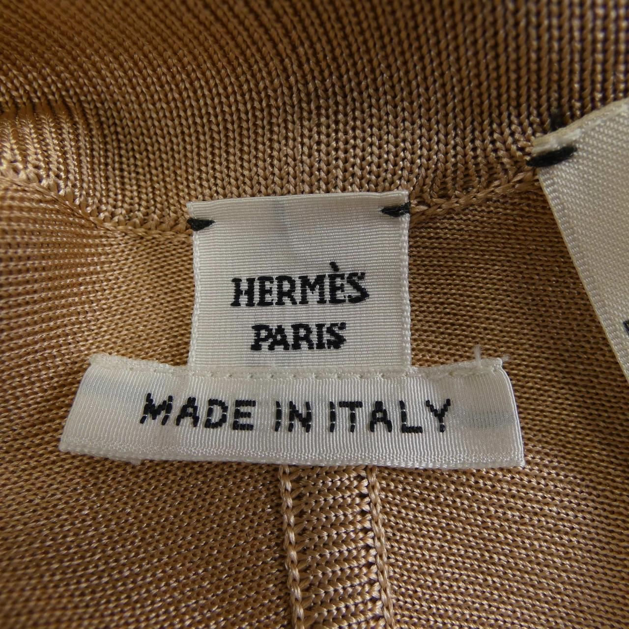 Hermes en Desordre Finesse Twill Raine Long Cardigan — view 4