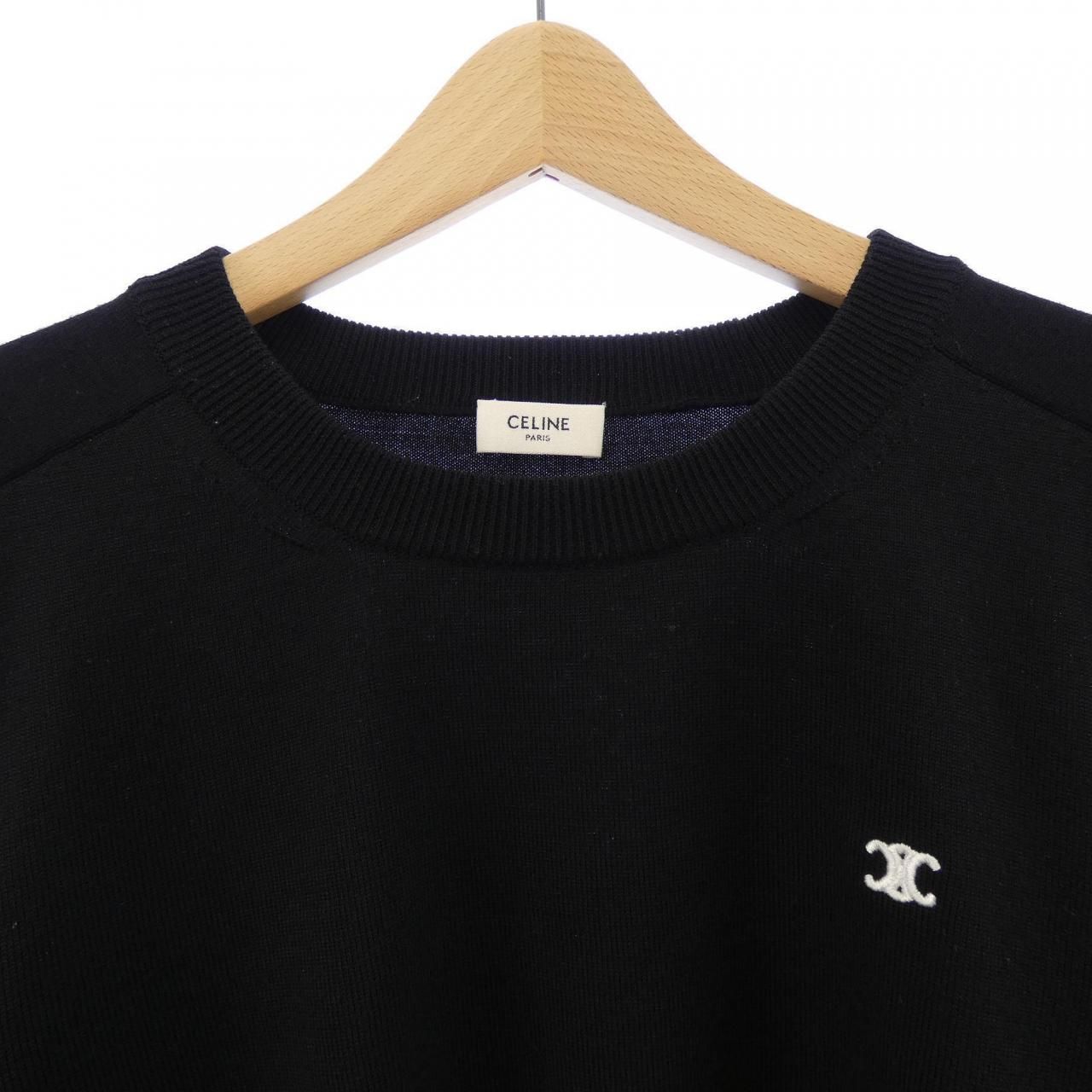 Celine Knit Sweater Black — view 5