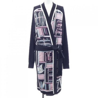 Hermes Long Cardigan Black
