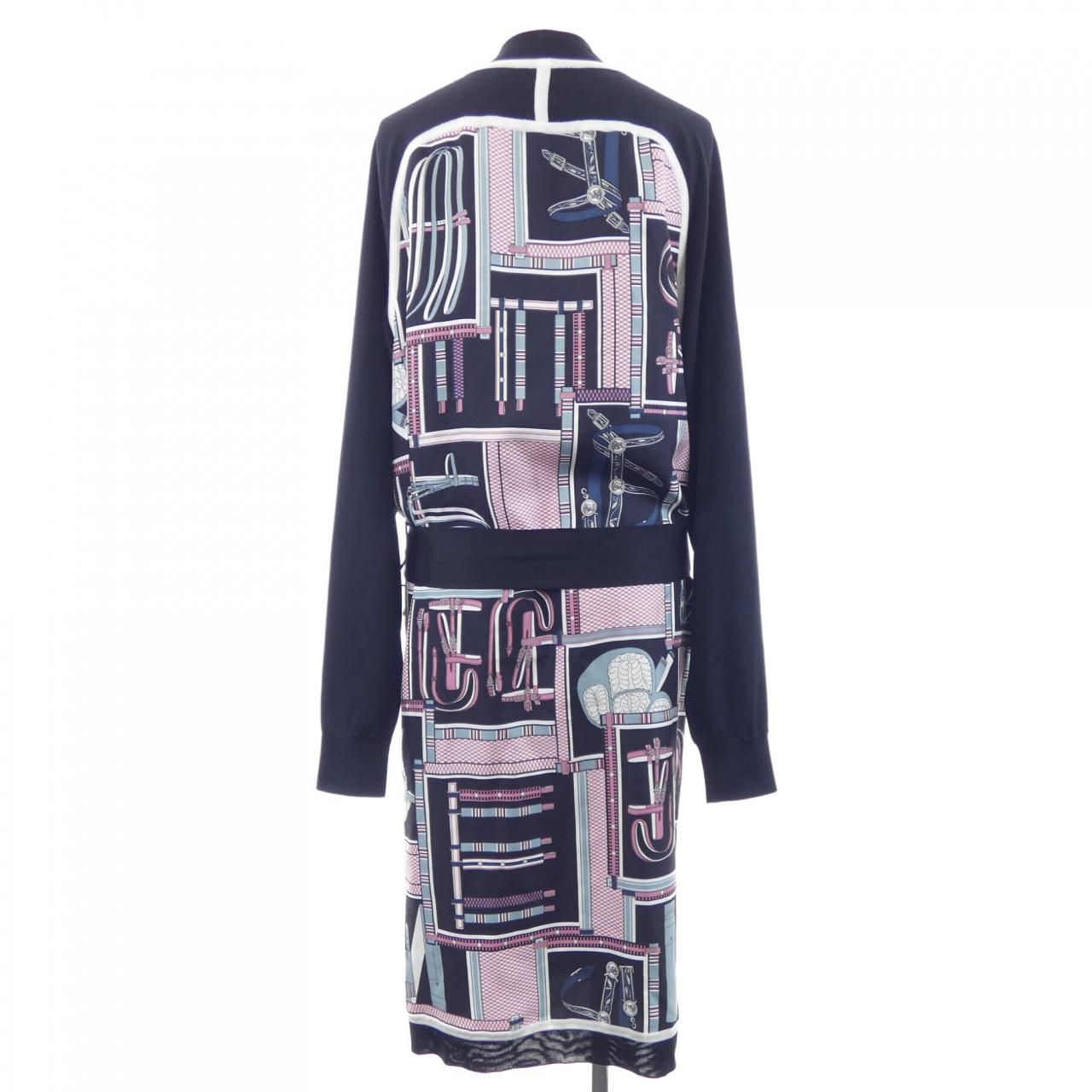 Hermes Long Cardigan Black — view 2