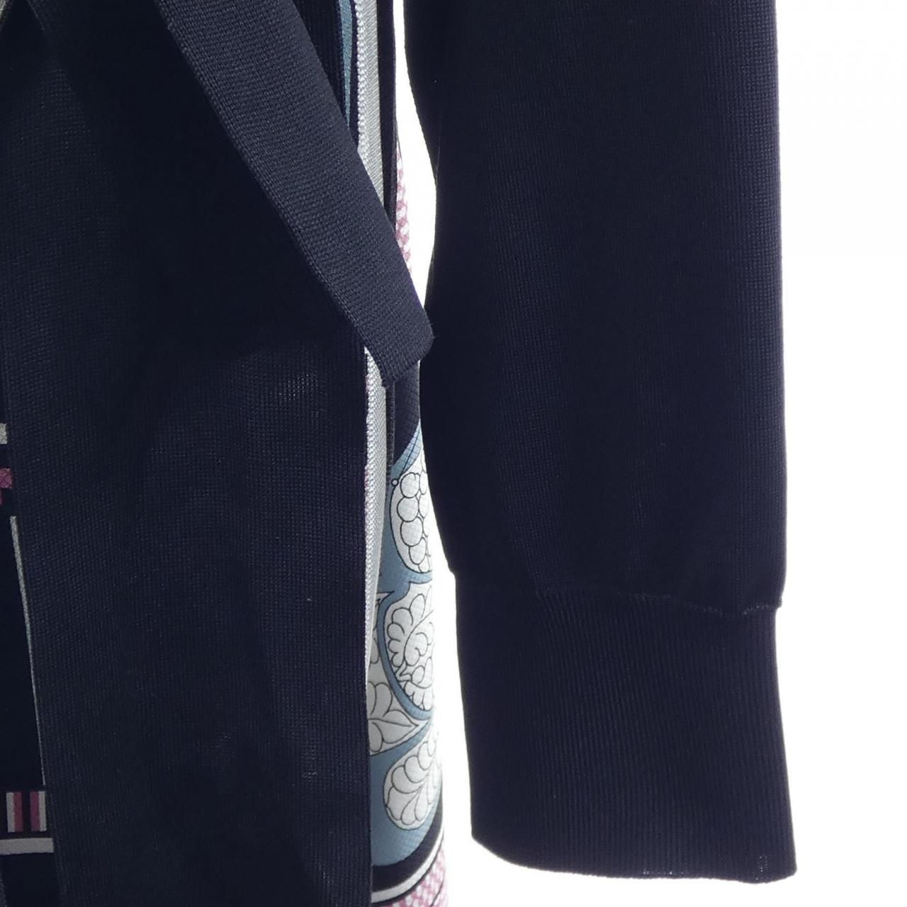 Hermes Long Cardigan Black — view 7