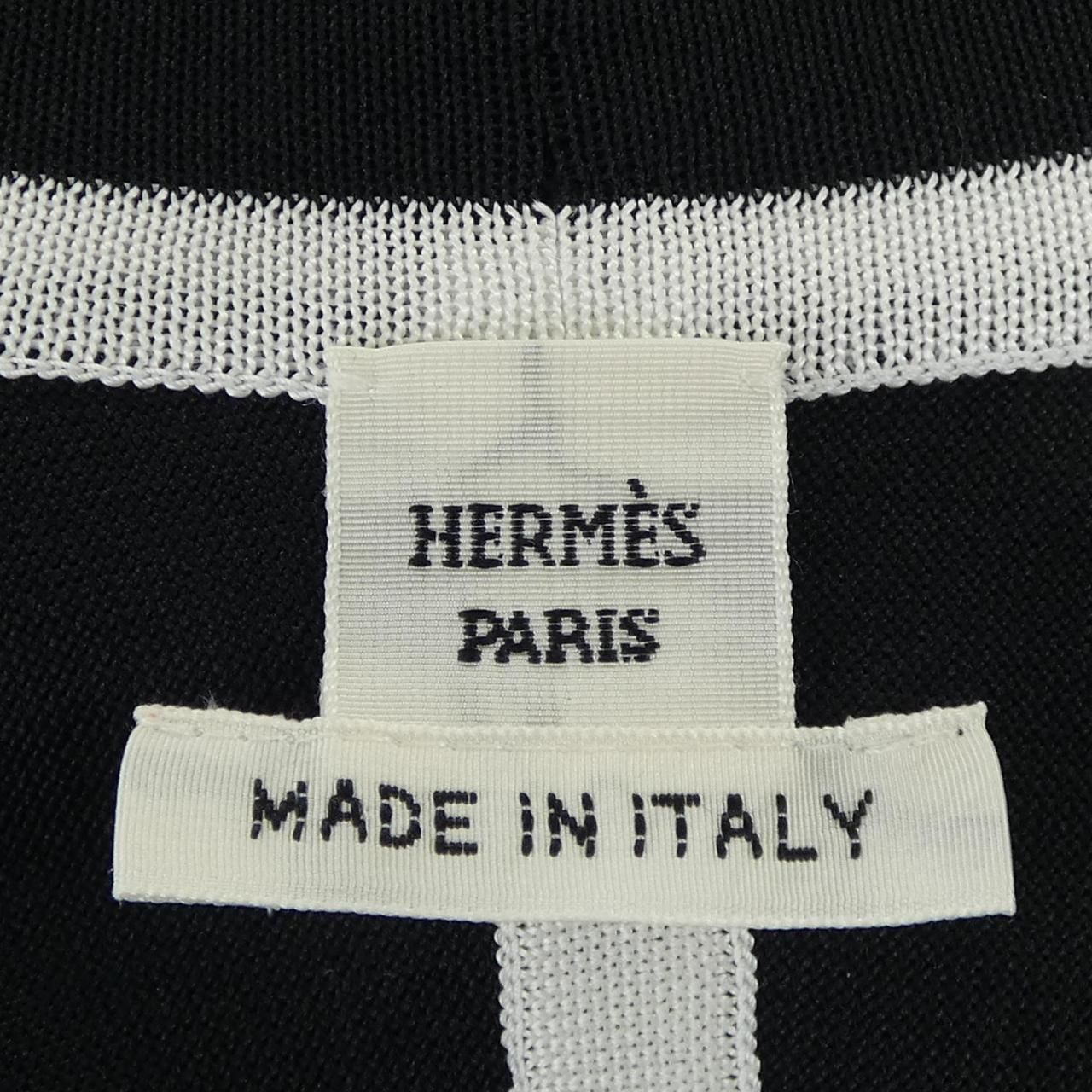 Hermes Long Cardigan Black — view 5