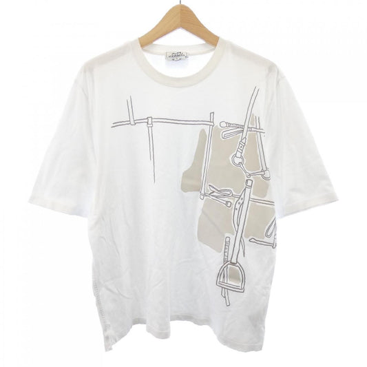 Hermes Harnais en Gouache T-Shirt