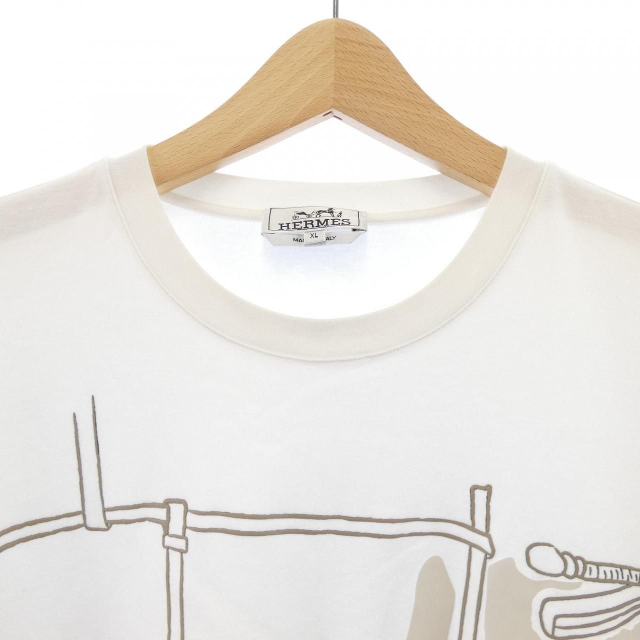 Hermes Harnais en Gouache T-Shirt — view 5