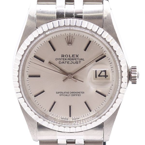 Rolex Datejust Automatic Date Silver Dial Watch