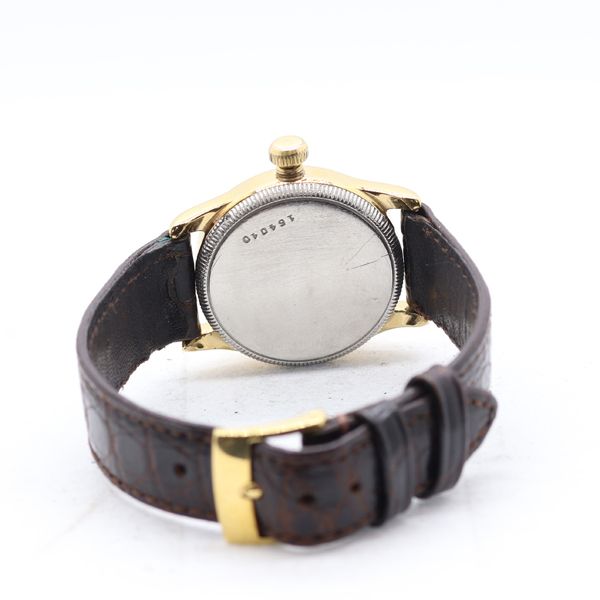 Rolex Oyster Hand Wound Beige Dial Watch — view 4