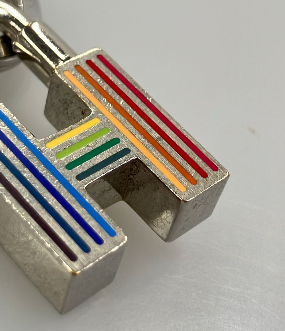 Hermes Keyring Key Holder Quiz Rainbow — view 4