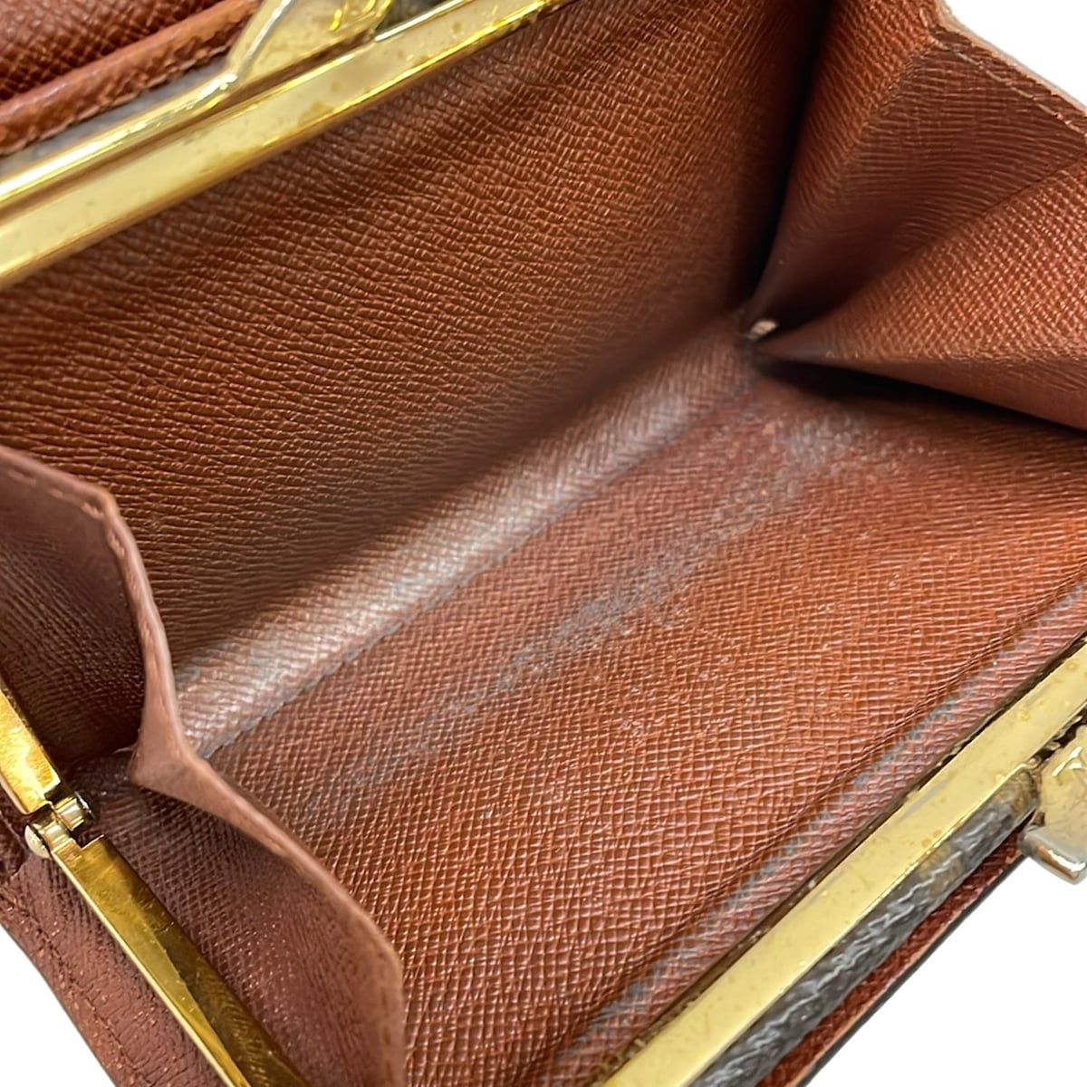 Louis Vuitton Bifold Wallet Monogram Porte Monet Viet Viennois Leather — view 4