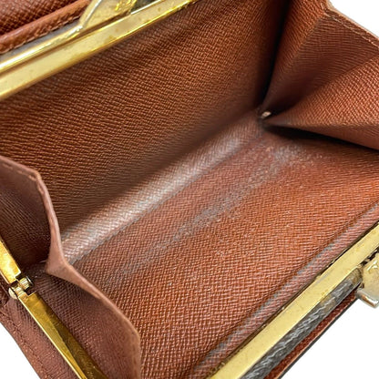 Louis Vuitton Bifold Wallet Monogram Porte Monet Viet Viennois Leather — view 4